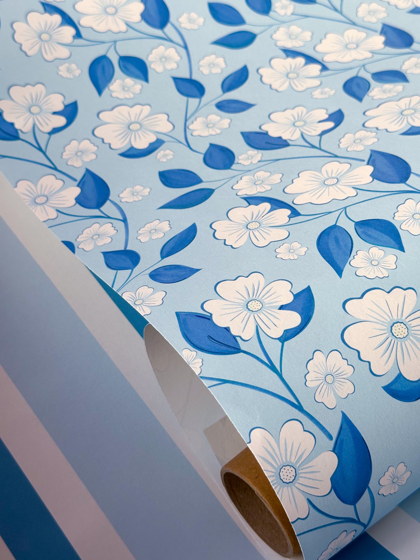 blue and white floral wallpaper, modern floral wallpaper for bedroom 