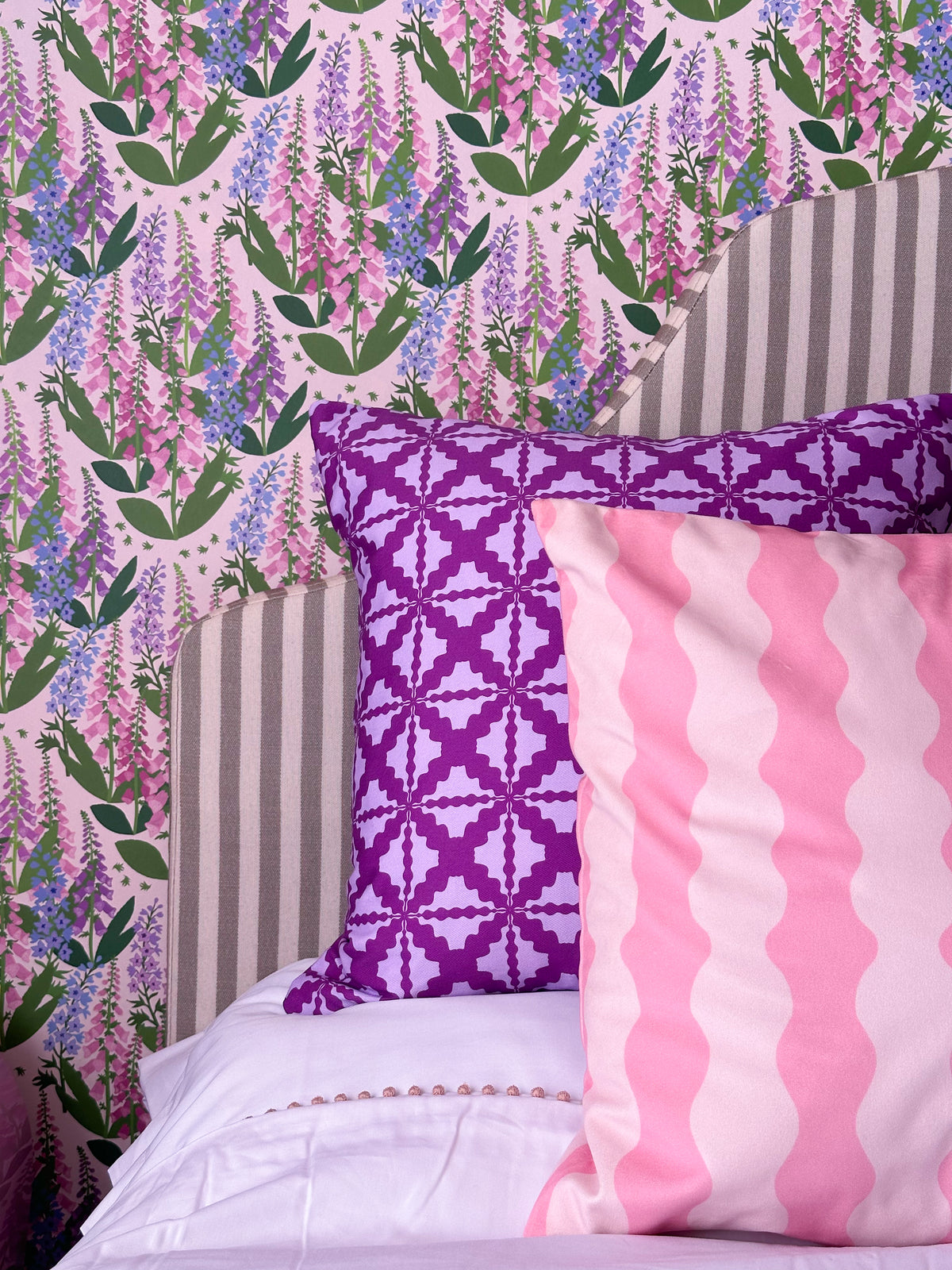 Reka Thornton made to order colourful cushions 