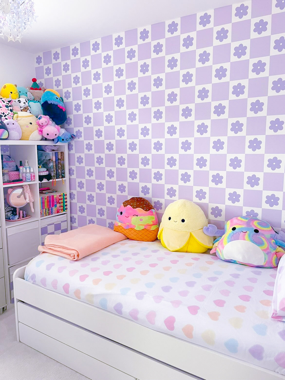 Sorbet Dreams customer photo reviews lilac nursery wallpaper, best wallpapers